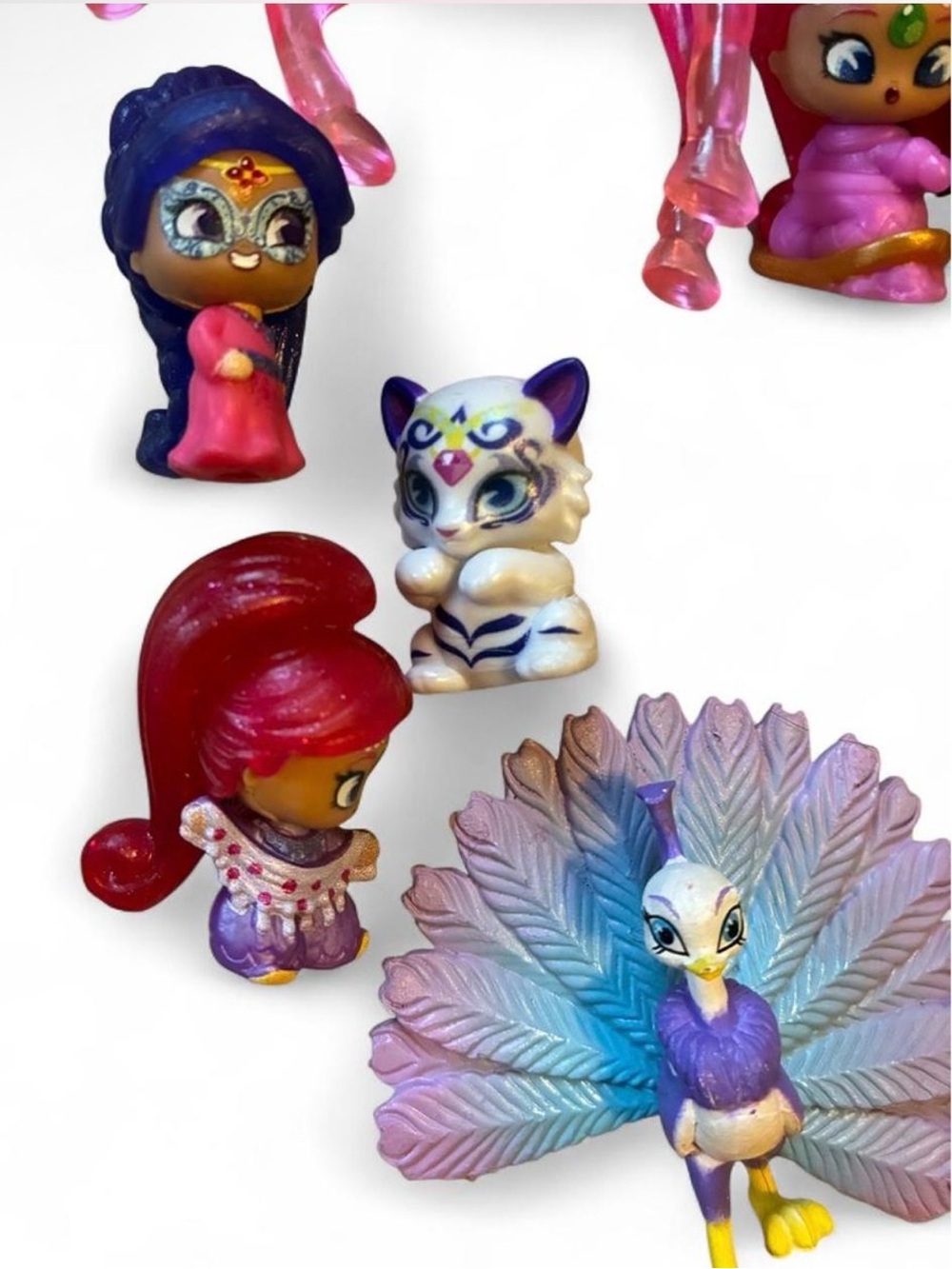 Shimmer & Shine Teenie Genies Fisher price Figures lot of 13 horse cat peacock - Picture 6 of 7